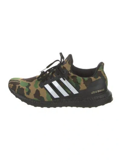Pre-owned Bape Ultra Boost 4.0 Athletic Sneakers In Green