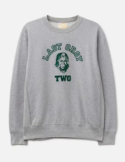 Bape Undercover Last Orgy Two Crewneck In Gray