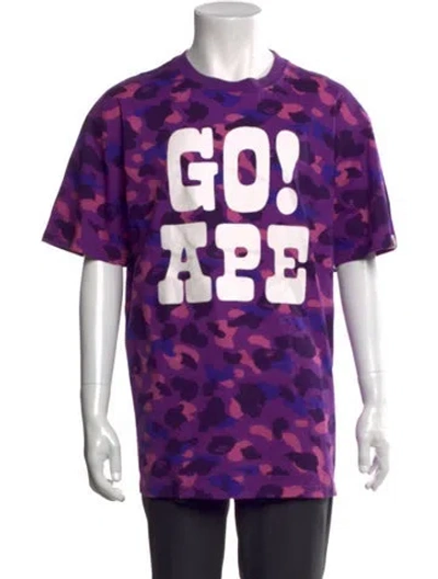 Pre-owned Bape Vintage 2000's T-shirt In Purple