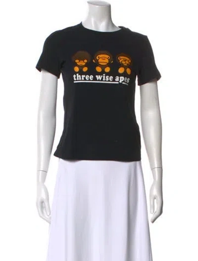 Pre-owned Bape Vintage Graphic Print T-shirt In Black