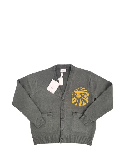 Bape V-neck Cardigan In Green