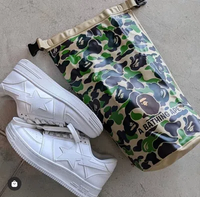Pre-owned Bape Waterproof Dry Bag Abc Camo A Bathing Ape Tote In Multi