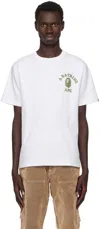 BAPE WHITE 1ST CAMO COLLEGE ATS T-SHIRT