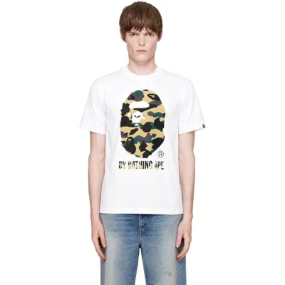 Bape White 1st Camo T-shirt