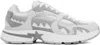 Bape White & Gray Sports Runner M2 Sneakers In White