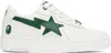 Bape White & Green '' Sta Icon #1 Sneakers In Green