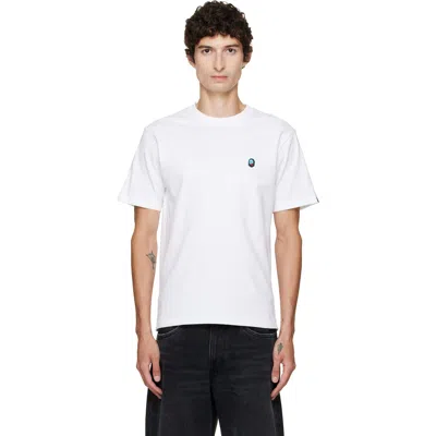 Bape White Ape Ghost One Point T-shirt In White 106901239