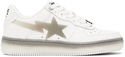 Bape White Sta #5 Sneakers