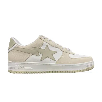 Pre-owned Bape Wmns Sta #3 'beige Horse Hair' In Cream