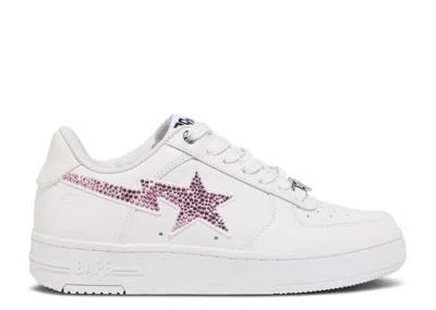 Bape Wmns Sta #50 'white Pink Crystals'