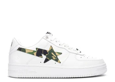 Bape Wmns Sta 'abc Camo - Green' 2022 In White