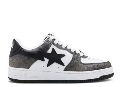 Bape Wmns Sta 'black Snakeskin'