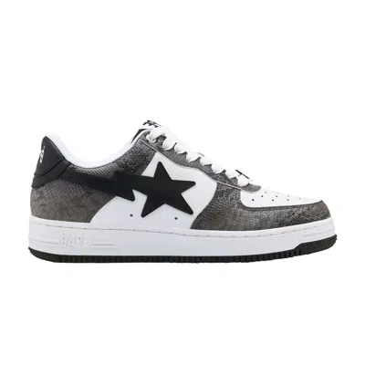 Pre-owned Bape Wmns Sta 'black Snakeskin'