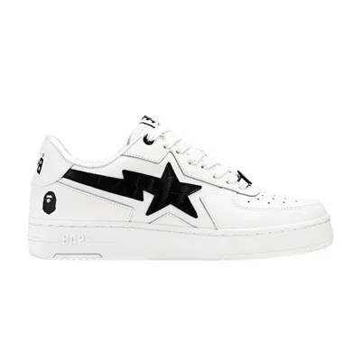 Pre-owned Bape Wmns Sta Icon #1 'white Black Croc'
