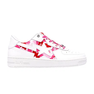 Pre-owned Bape Wmns Sta Icon 'abc Camo - Pink'