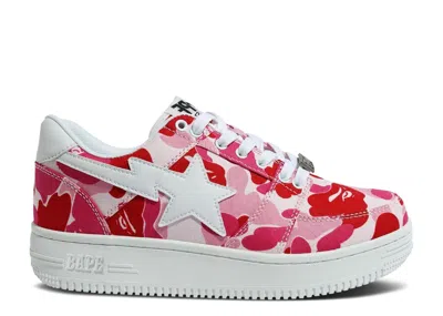 Bape Wmns Sta Low 'abc Camo - Pink'