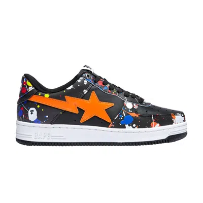 Pre-owned Bape Wmns Sta 'paint Splatter Pack - Black' | Women's Size 5