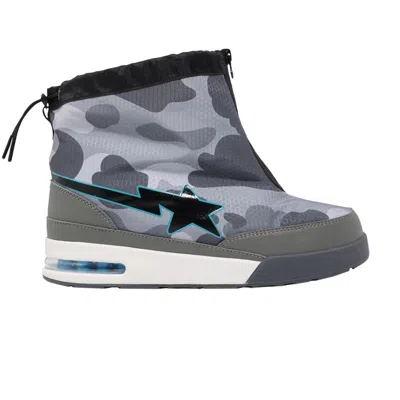 Pre-owned Bape Wmns Honeycomb Camo Zip Roadsta 'grey' | Women's Size 5 In Gray