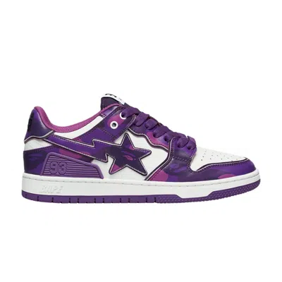Pre-owned Bape Wmns Sk8 Sta #1 'color Camo Pack - Purple'