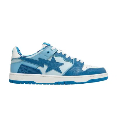 Pre-owned Bape Wmns Sk8 Sta #2 'abc Camo - Blue'