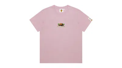 Pre-owned Bape Women's Baby Milo Slim Fit Tee Shirt (ss25) In Light Pink