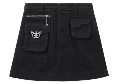 Pre-owned Bape Women's  Bapy Cargo Mini Skirt In Grey
