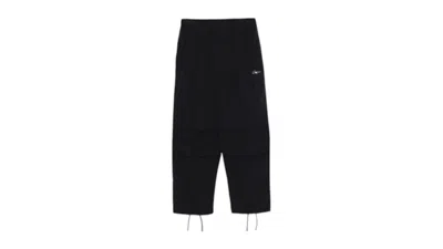 Pre-owned Bape Women's  Crystal Stone  Logo Army Pants In Black