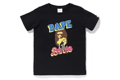 Pre-owned Bape Women's  X Barbie Tee Shirt In Black