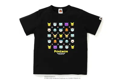 Pre-owned Bape Women's  X Pokemon Ladies Tee Shirt #6 In Black
