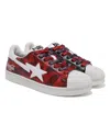 Bape Women's Coca Cola Skull Sta Sneakers In Red/white In Multi