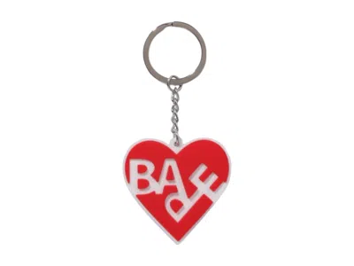 Pre-owned Bape Women's Heart Keychain