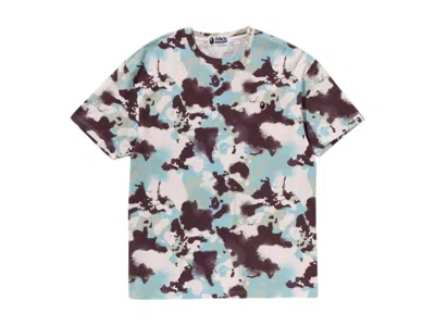 Pre-owned Bape Women's Map Camo Oversized Tee Shirt