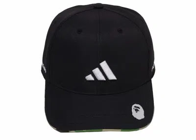 Pre-owned Bape X Adidas Golf Cap In Black