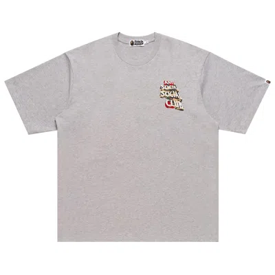 Pre-owned Bape X Anti Social Social Club Tee #2 'grey'