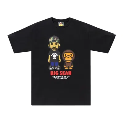 Pre-owned Bape X Big Sean Baby Milo T-shirt 'black'