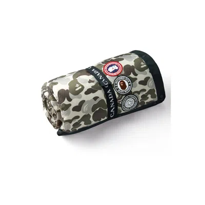 Pre-owned Bape X Canada Goose X Concepts Blanket In Abc Snow Camo