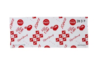 Pre-owned Bape X Coca Cola Japanese Hand Towel In White