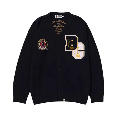 Pre-owned Bape X Concepts Cardigan 'navy' In Blue