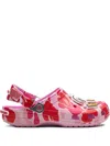 Bape X Crocs Classic "carnation" Clogs In Pink