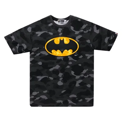 Pre-owned Bape X Dc Batman Color Camo Tee 'black'