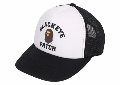 Pre-owned Bape X Eye Patch College Mesh Cap In Black