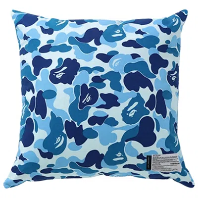 Pre-owned Bape X Fabrick Abc Camo Square Cushion In Blue