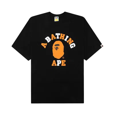Pre-owned Bape X Feature College Relaxed Fit Tee 'black' | Men's Size Xl