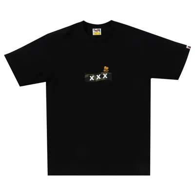 Pre-owned Bape X God Selection Xxx Tee 'black'