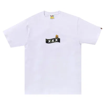 Pre-owned Bape X God Selection Xxx Tee 'white' | Men's Size Xl