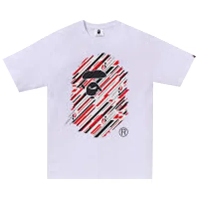 Pre-owned Bape X Gran Turismo Ape Head #2 Tee 'white' | Men's Size M