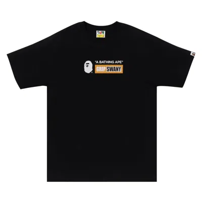 Pre-owned Bape X Grip Swany Tee 'black'