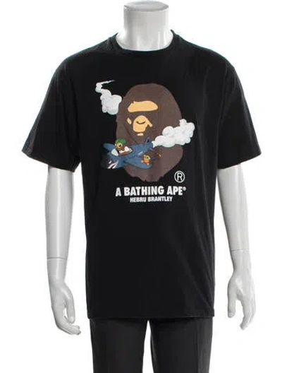 Pre-owned Bape X Hebru Brantley Graphic Print T-shirt In Black