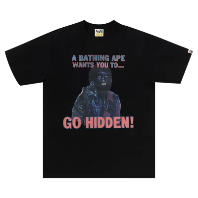 Pre-owned Bape X Hidden Go Hidden Tee 'black' | Men's Size Xl