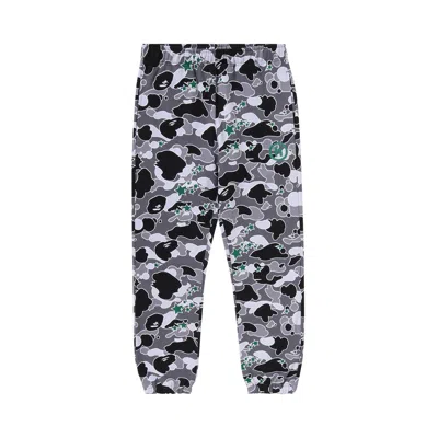 Pre-owned Bape X Hidden Sta Camo Sweat Pants 'grey' | Men's Size L In Gray